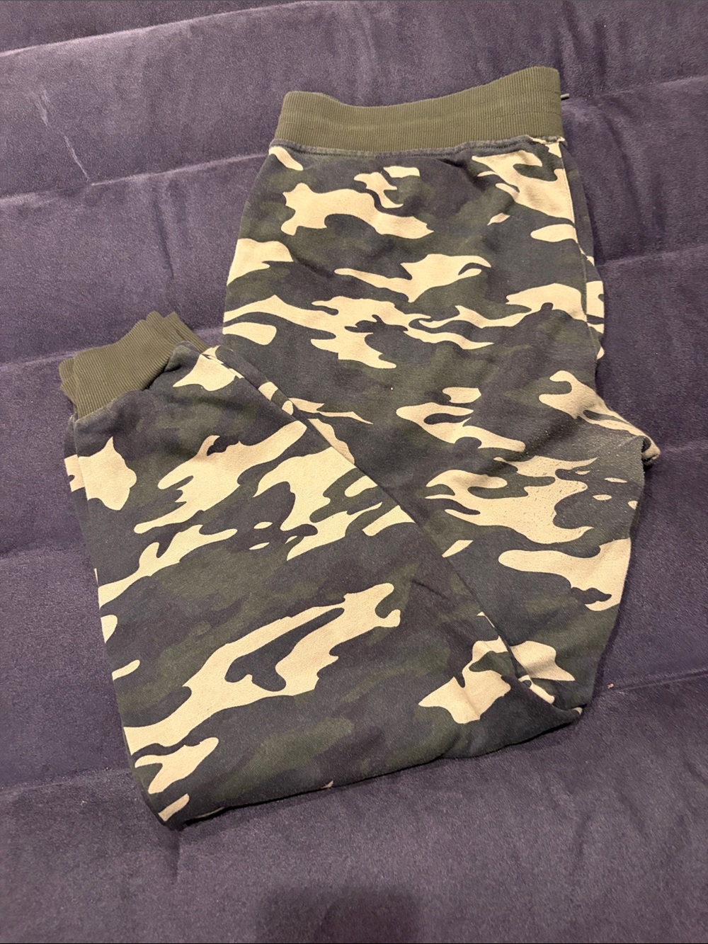 True Religion Men's Camo Jogger Pants - Olive & Tan